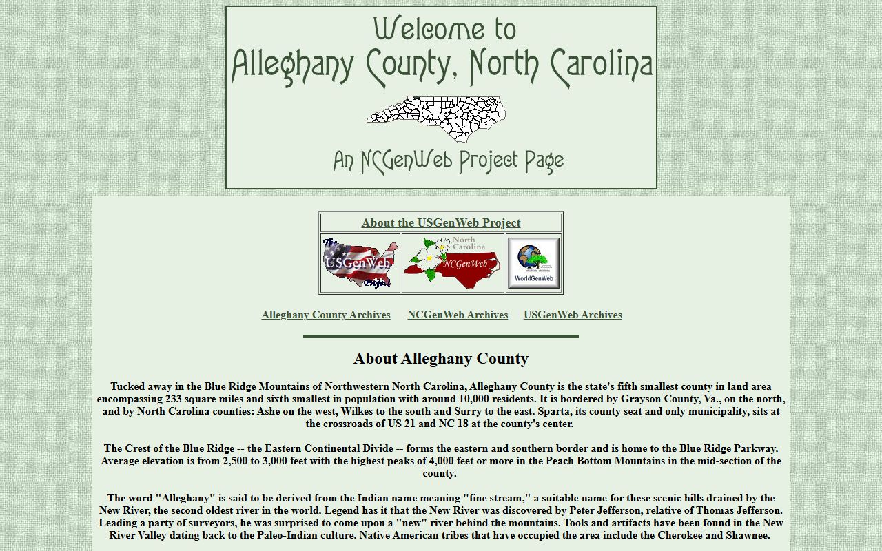 Alleghany County NCGenWeb page for dissolution of marriage historical records