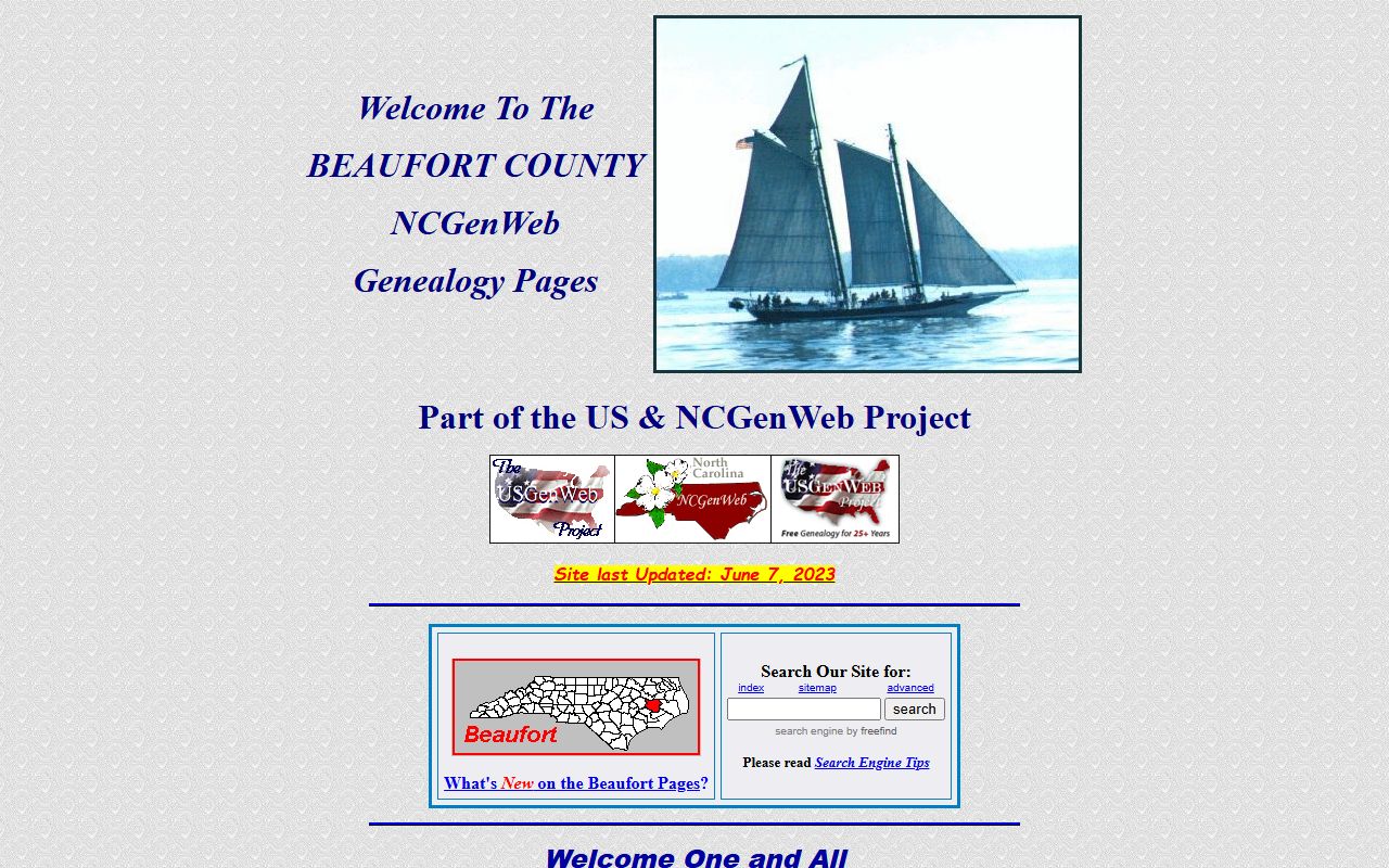 Beaufort County NCGenWeb page with historical dissolution of marriage record guides