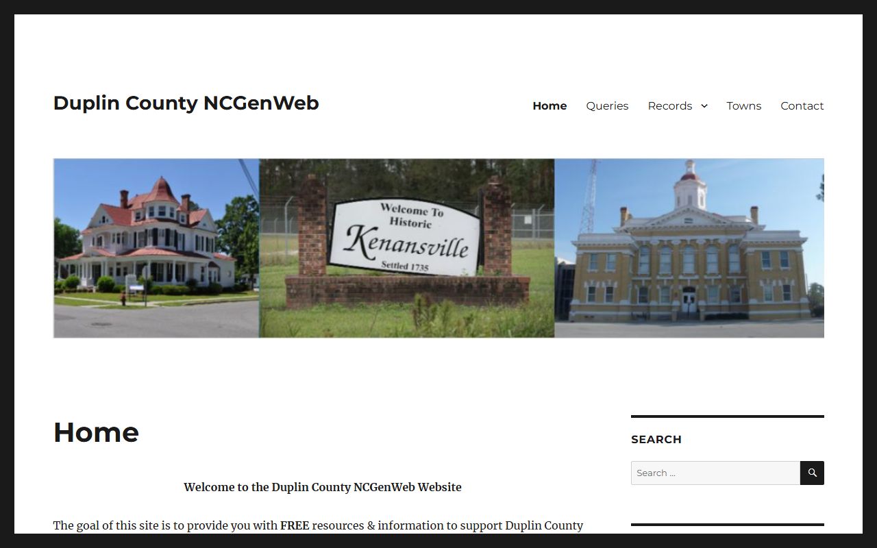 Duplin County NCGenWeb page for historical dissolution of marriage records