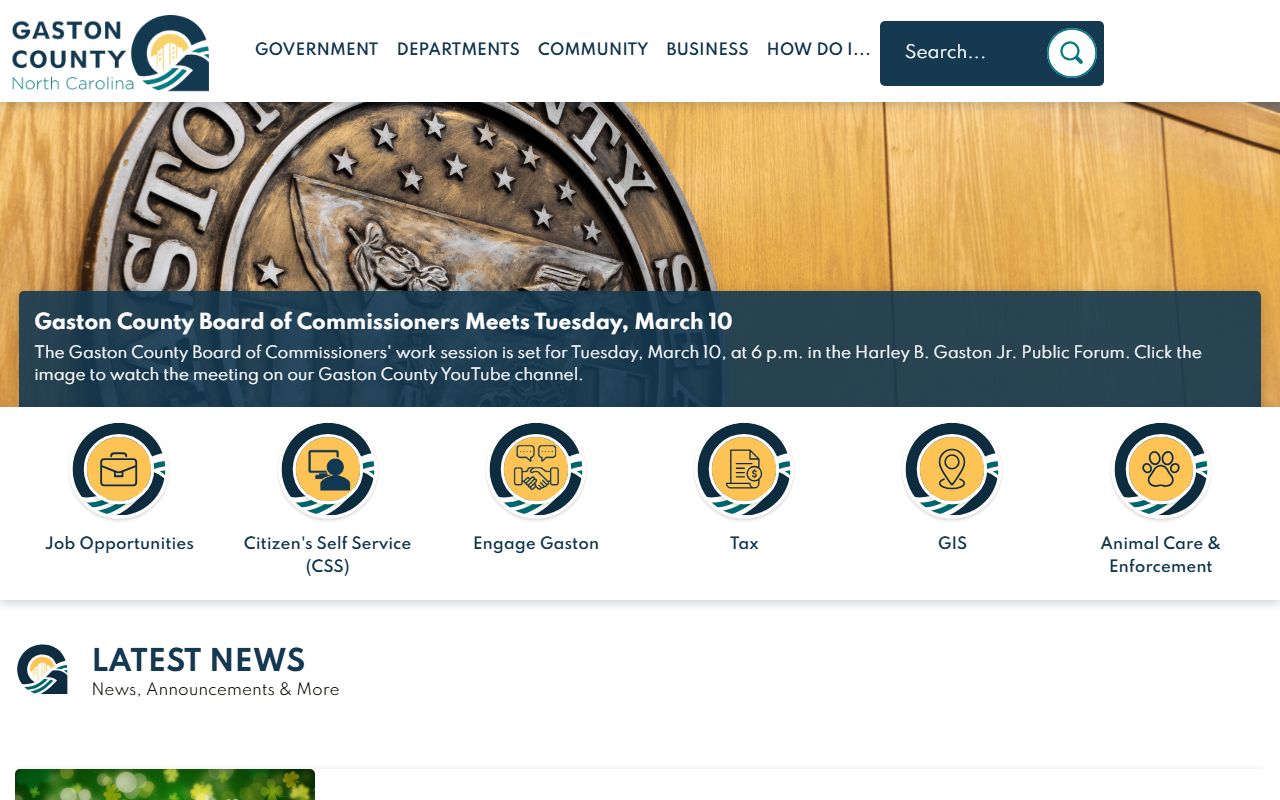 Gaston County government website for dissolution of marriage record access in Gastonia