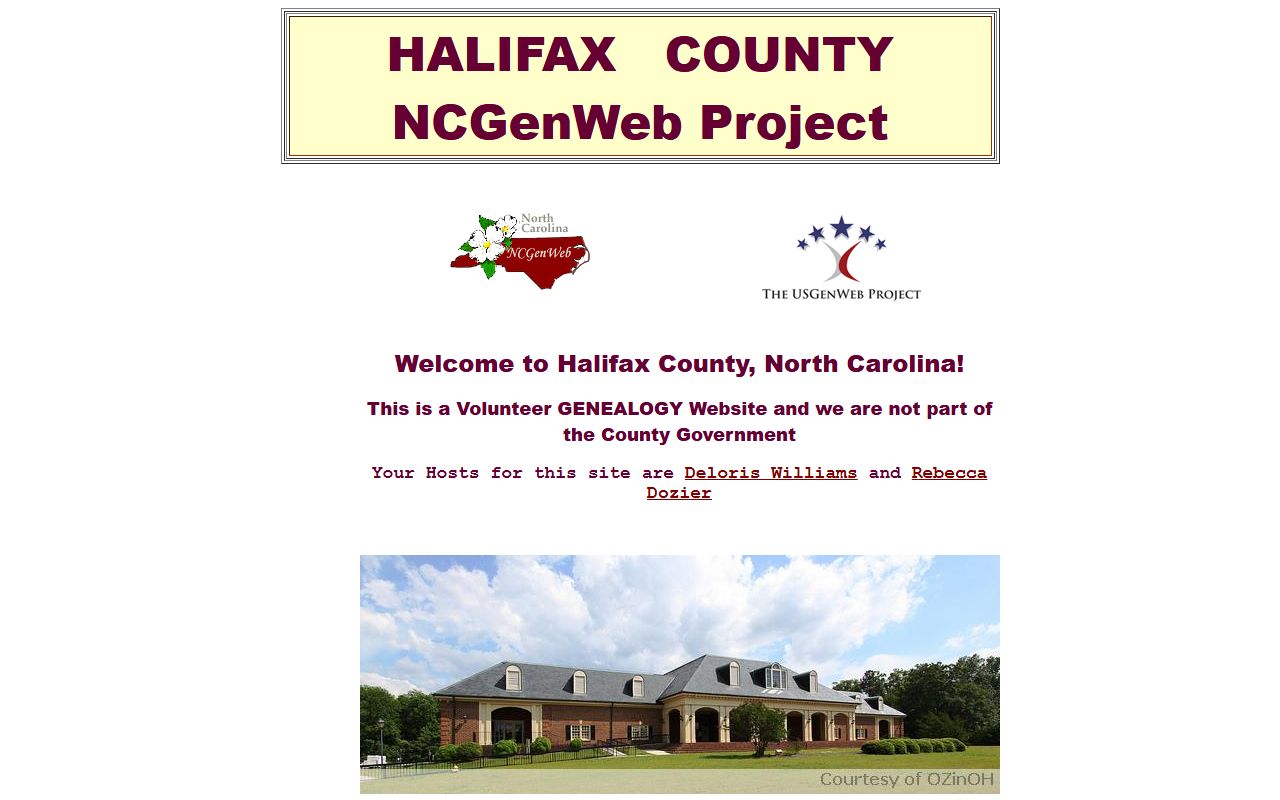 Halifax County NCGenWeb genealogy resource for dissolution of marriage history