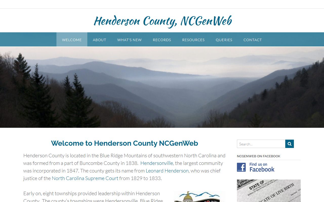 Henderson County NCGenWeb genealogy resource for dissolution of marriage records