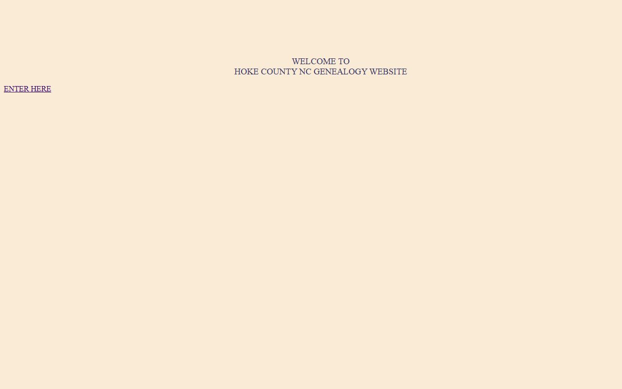 Hoke County NCGenWeb genealogy resource for dissolution of marriage records