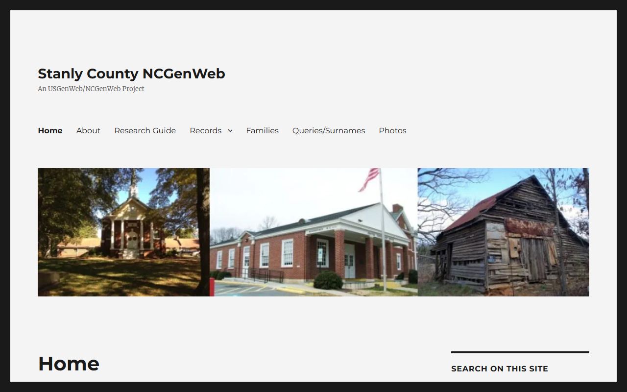 Stanly County NCGenWeb historical dissolution of marriage and court records