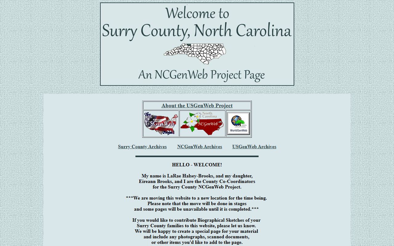 Surry County NCGenWeb historical dissolution of marriage and court records